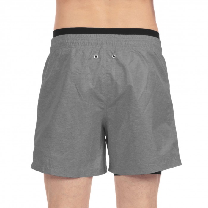  Short de bain Running gris - HOM *400517 00ZU 