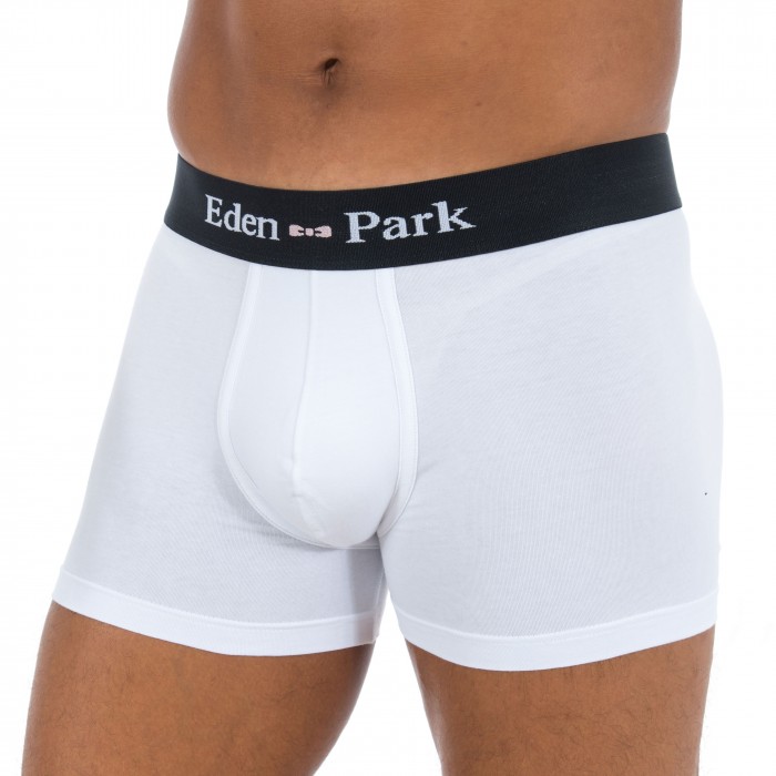 Boxer uni blanc - EDEN PARK E201E60 001