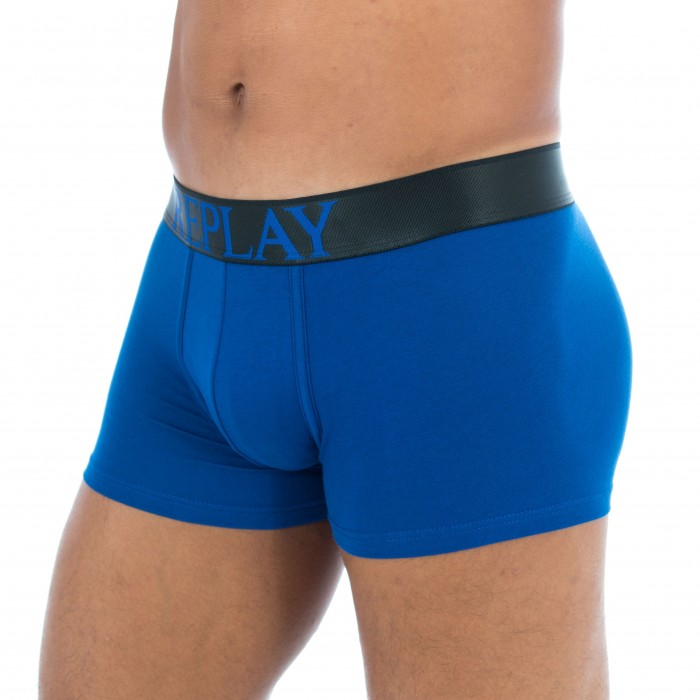  Boxer coton stretch bleu - REPLAY M202204 E01 