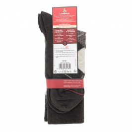  MI-CHAUSSETTES INTARSIA LAINE ANGORA - Sans couture - Dark Brown - LABONAL 38749 5850 