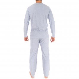  Pyjama à col tunisien gris - EDEN PARK *E508F01 039 