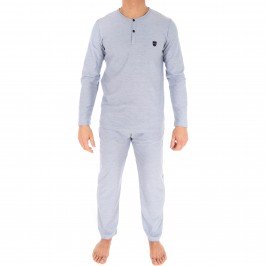  Pyjama à col tunisien gris - EDEN PARK *E508F01 039 