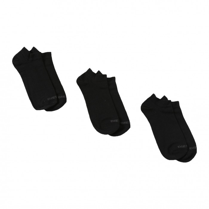  SKM-GOST-THREEPACK - Socquettes ( lot de 3 ) noir - DIESEL 00SI8H-0CASM-900 