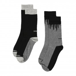  SKM-RAY-TWOPACK - Chaussettes Ray ( Lot de 2 ) - DIESEL 00SAYH-0EASY-E3841 