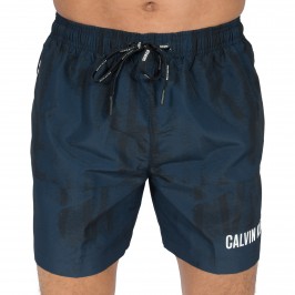  Short de bain Ck logo imprimé blue shadow - CALVIN KLEIN KM0KM00148 483 