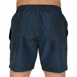  Short de bain Ck logo imprimé blue shadow - CALVIN KLEIN KM0KM00148 483 