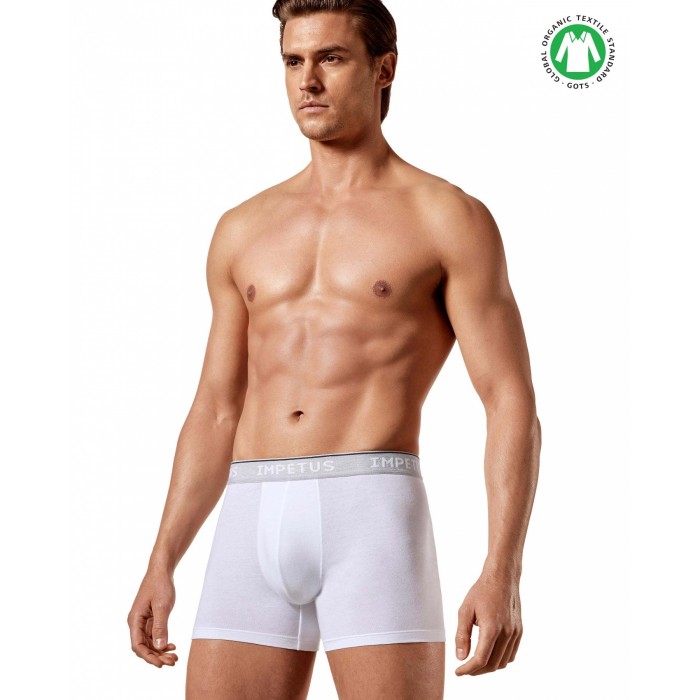  Boxer Cotton Organic blanc - IMPETUS GO20024 26C 