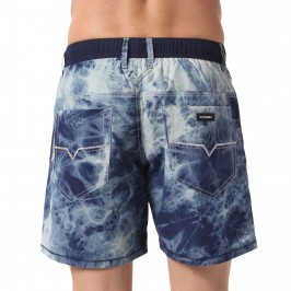  BMBX-WAYKEEKI 2.017 - Short de bain bleu chiné - DIESEL 00SVCB-0WARA-89D 