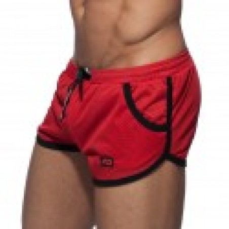 Short basic mesh Red
