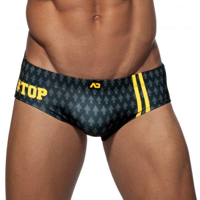 Calzoncillos baño amarillo superior: slips hombre...