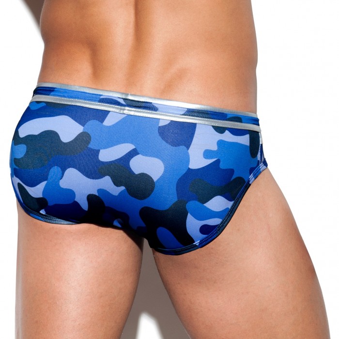 Muñeco de peluche oasis estilo Danny baño de metal calzoncillos Navy: Bañadores slips para hombre ...