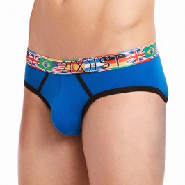  Slip Global Games Cotton Stretch No Show bleu - 2(X)IST 046920-43332 