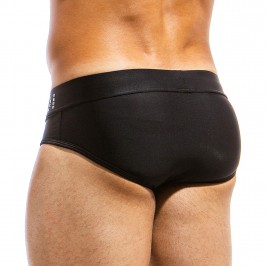  Slip de bain Brand bleu - MODUS VIVENDI BS1811 BLACK  