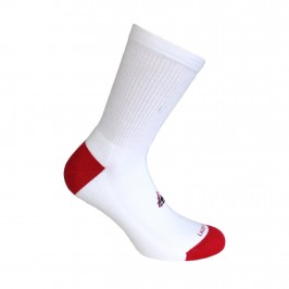  Mi-Chaussettes ANTI-MOUSTIQUES blanches / rouge - LABONAL *35241 7800 