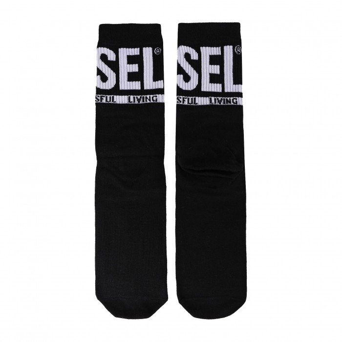  SKM-RAY - Chaussettes Grand logo noir - DIESEL 00S6U0-0QATV-900 