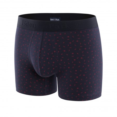 Boxer Eden Park marine motif noeuds papillon roses