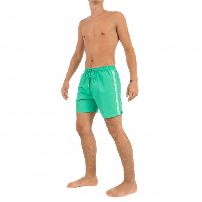  Short de bain médium Drawstring vert - CALVIN KLEIN *KM0KM00169 312 