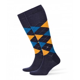  Chausettes Edinburgh - jaune/bleu - BURLINGTON 27083-6279 