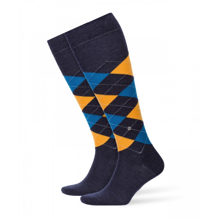  Chausettes Edinburgh - jaune/bleu - BURLINGTON 27083-6279 