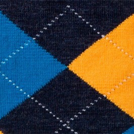  Chausettes Edinburgh - jaune/bleu - BURLINGTON 27083-6279 