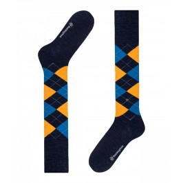  Chausettes Edinburgh - jaune/bleu - BURLINGTON 27083-6279 