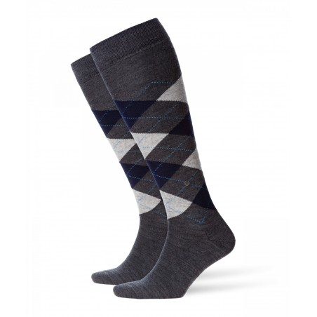 Calcetines Mid-Low Edinburgh - Navy/Grey