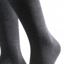  Chaussettes Airpot - anthracite - FALKE 14435-3080 