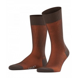  Chaussettes Fine Shadow Wool - marron - FALKE 13189-5935 