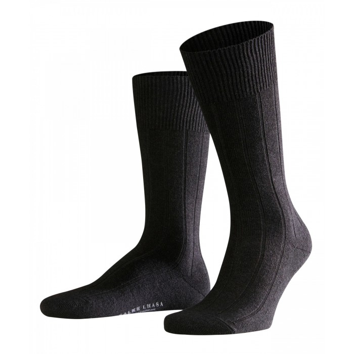  Chaussettes Lhasa Rib - noir - FALKE 14423-3000 