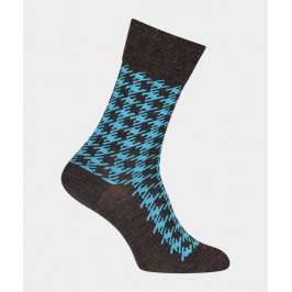  Chaussettes Pied de coq Laine Anthracite - LABONAL 38991 3000 