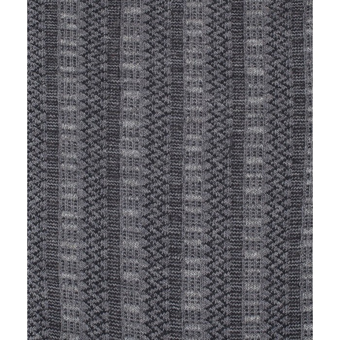  Chaussettes Ajourées all over géométriques Laine Gris - LABONAL 38984 3200 