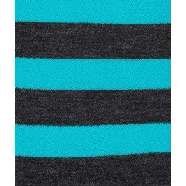  Chaussettes Rayures marin Laine Anthracite - LABONAL 38122 3000 
