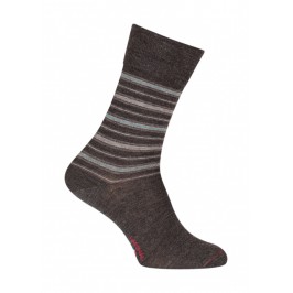  Chaussettes Rayures Laine Anthracite - LABONAL 38987 3000 