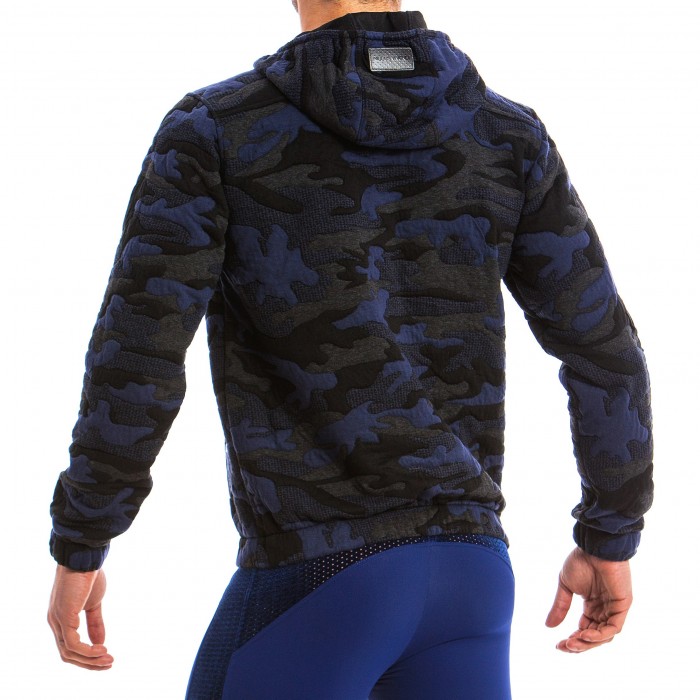 JOCK Camo hooded jacket blue: Jackets for man brand Modus Vivendi f
