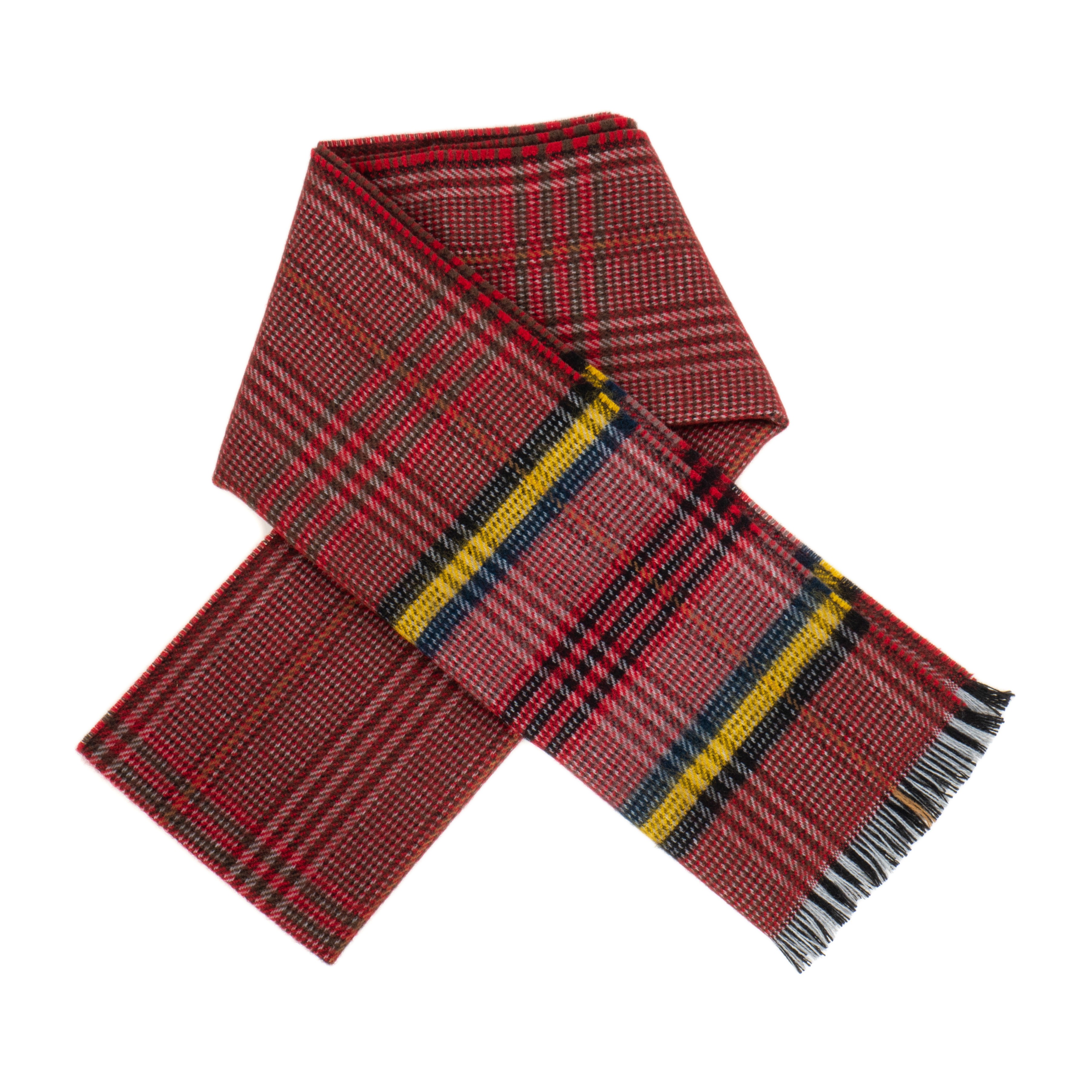 Bufanda roja escocesa: Gorras, Bufandas, Guantes para hombre de