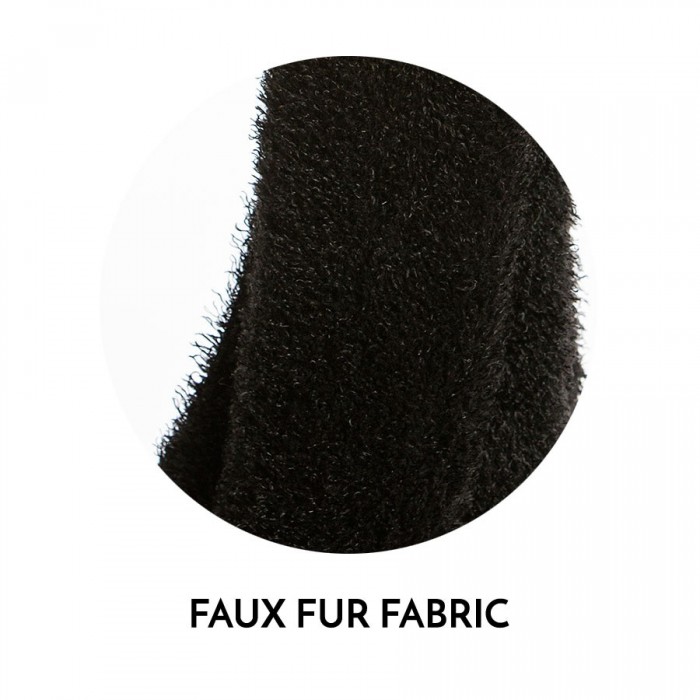  Echarpe Faux Fur - noir - MODUS VIVENDI NS1885-BLACK 