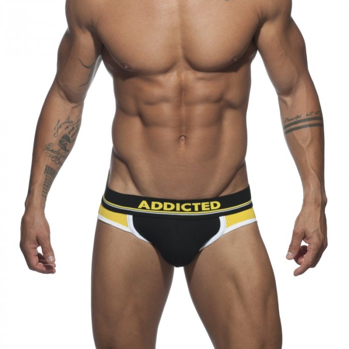  Jockstrap Push up sport - noir - ADDICTED AD744-C10  