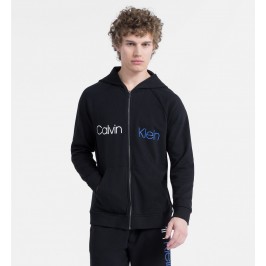  Sweat-shirt à capuche entièrement zippé - Bold Accents noir - CALVIN KLEIN NM1609E-001 