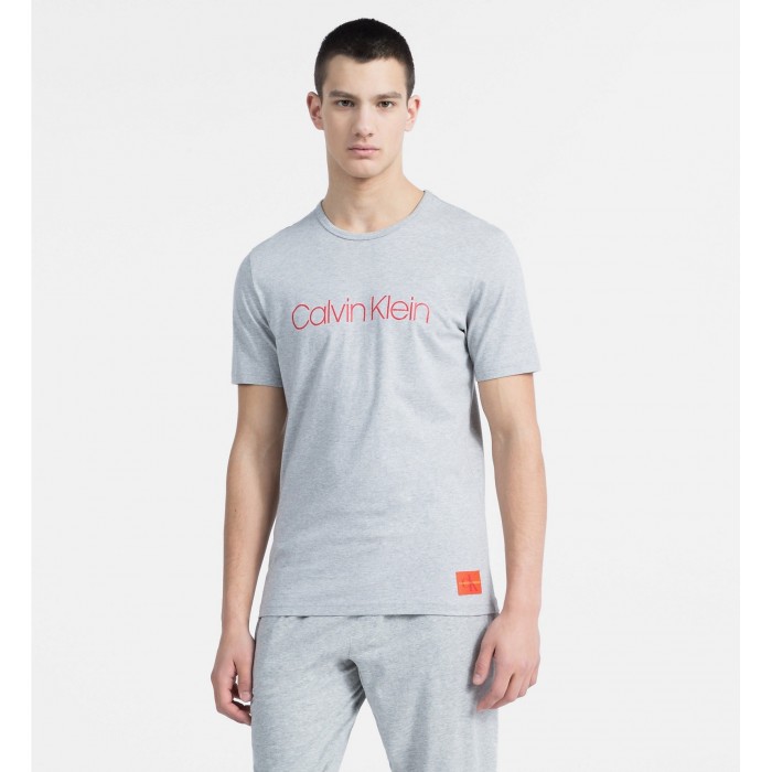  T-shirt avec logo - Monogram gris - CALVIN KLEIN NM1576E-080 