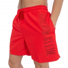  Short de bain Medium Drawstring - rouge - CALVIN KLEIN KM0KM00291-655 