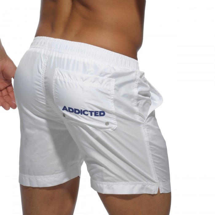  Short de bain Basic - blanc - ADDICTED ADS073 - C01 