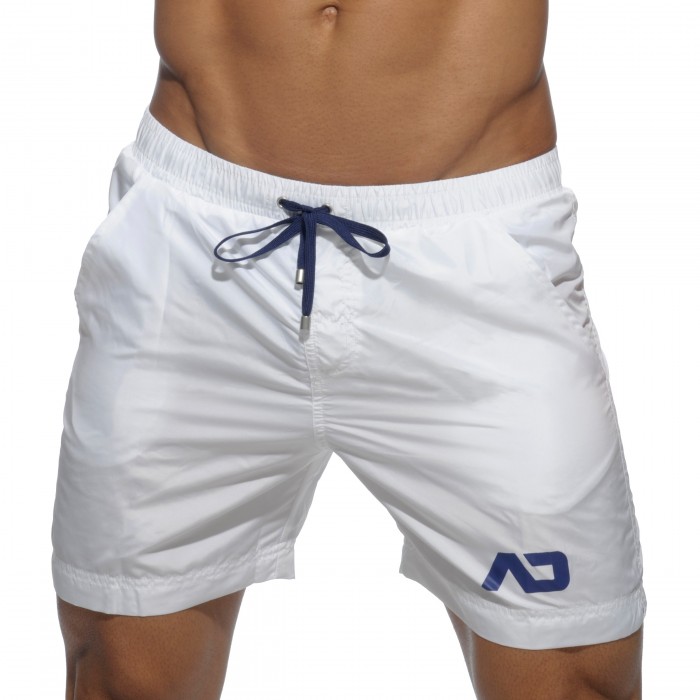  Short de bain Basic - blanc - ADDICTED ADS073 - C01 