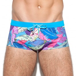  Boxer de bain Leaves - turquoise - ES COLLECTION 1906 C27 