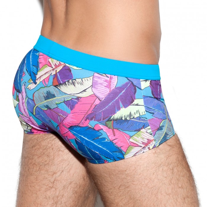  Boxer de bain Leaves - turquoise - ES COLLECTION 1906 C27 