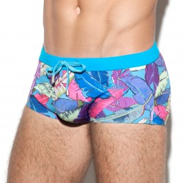  Boxer de bain Leaves - turquoise - ES COLLECTION 1906 C27 