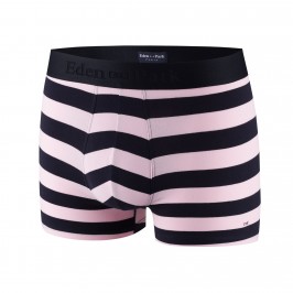 Shorts Boxer de rayas rosa