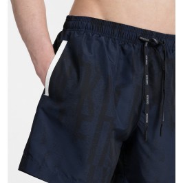  Short de bain Ck logo imprimé blue shadow - CALVIN KLEIN KM0KM00148 483 