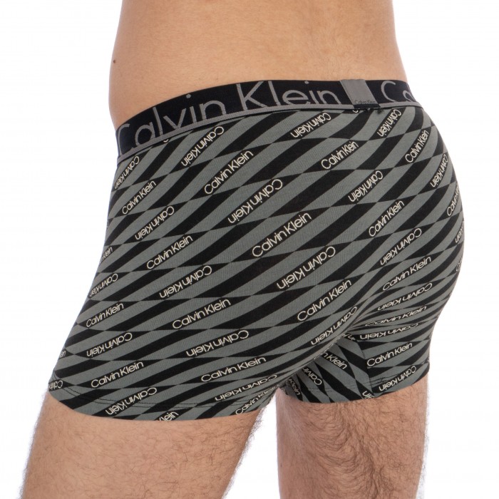  Boxer aderenti in confezione da 2 - Calvin Klein ID nero e grigio - CALVIN KLEIN *NU8643A-VDP 