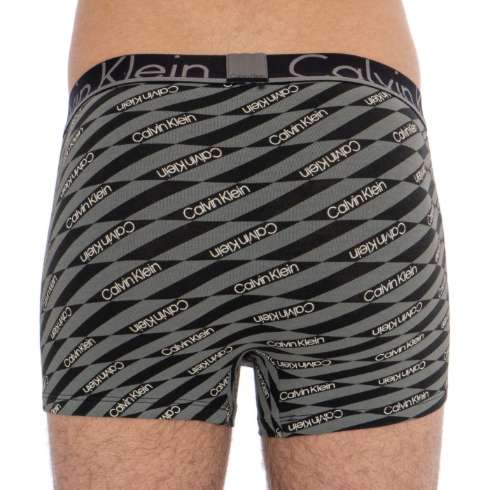  Boxer aderenti in confezione da 2 - Calvin Klein ID nero e grigio - CALVIN KLEIN *NU8643A-VDP 