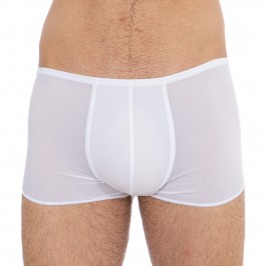 Boxer court Plumes - blanc - HOM 404755-0003